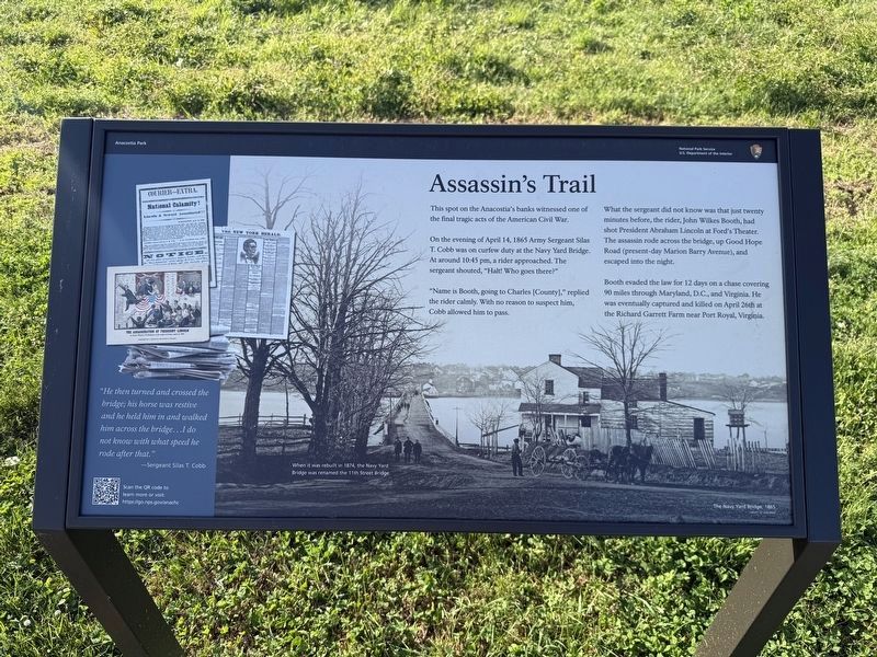 Assassin's Trail Marker. Click for full size. Assassin's Trail Marker image. Click for full size.
