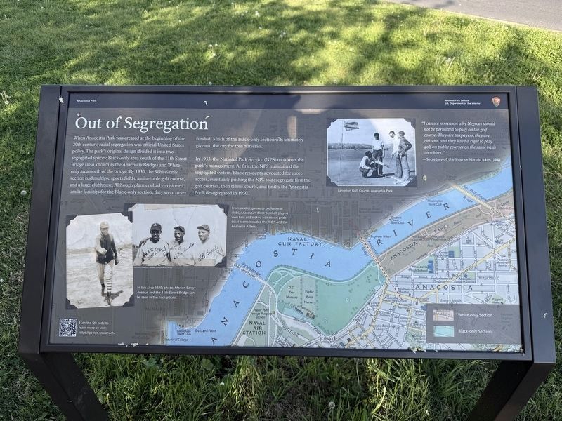 Out of Segregation Marker image. Click for full size.