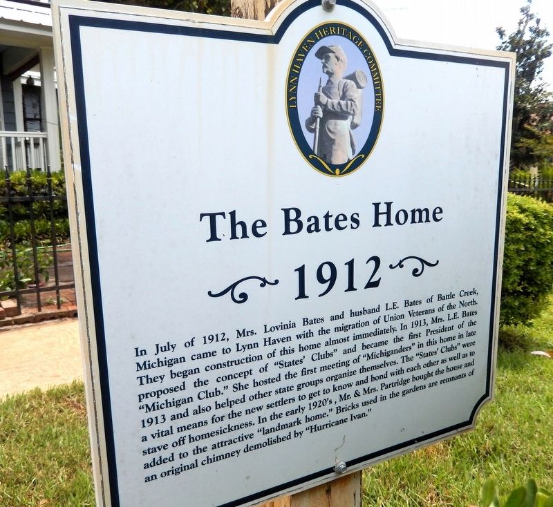 The Bates Home Marker image. Click for full size.