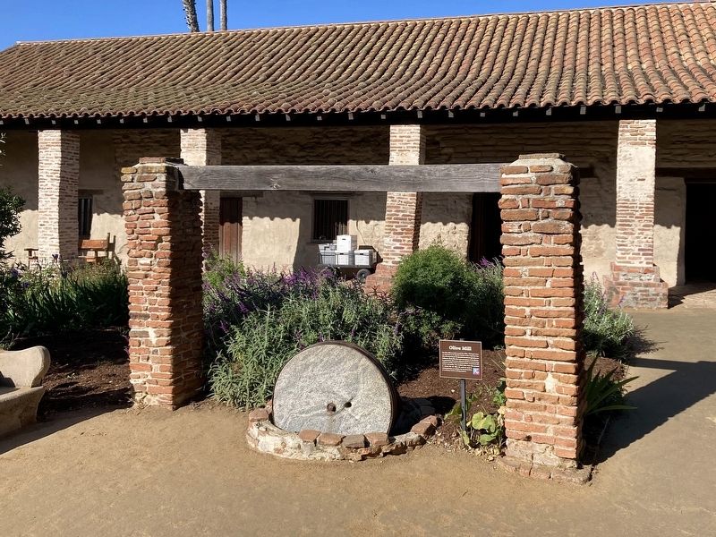 Olive Mill and Marker. Click for full size. Olive Mill and Marker image. Click for full size.