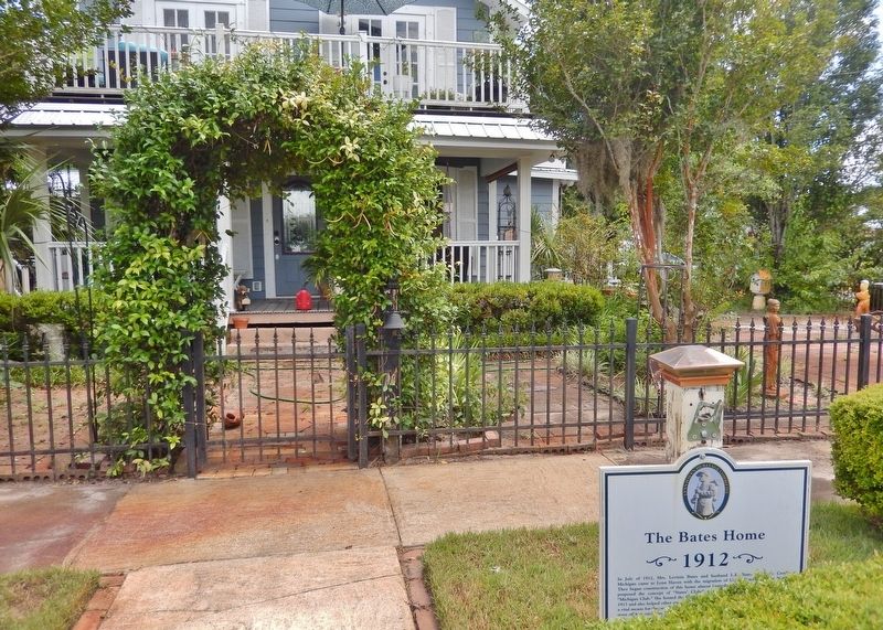 The Bates Home Marker image. Click for full size.