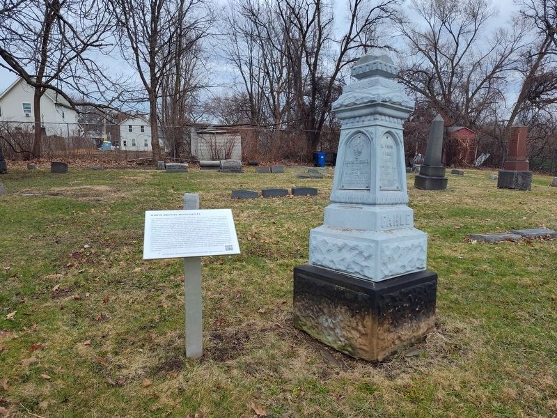 White Bronze Monuments Marker image. Click for full size.