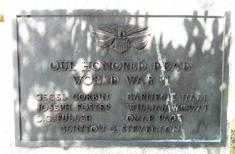 Our Honored Dead Marker image. Click for full size.
