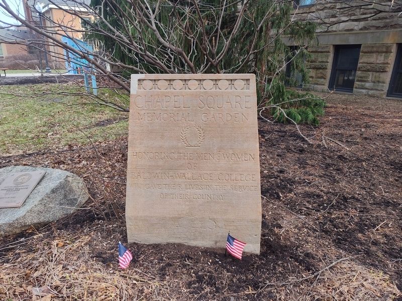 Chapel Square Memorial Garden Marker image. Click for full size.