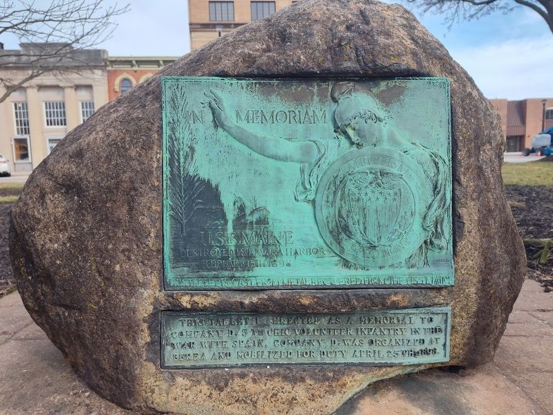 U.S.S. Maine Memorial Marker image. Click for full size.