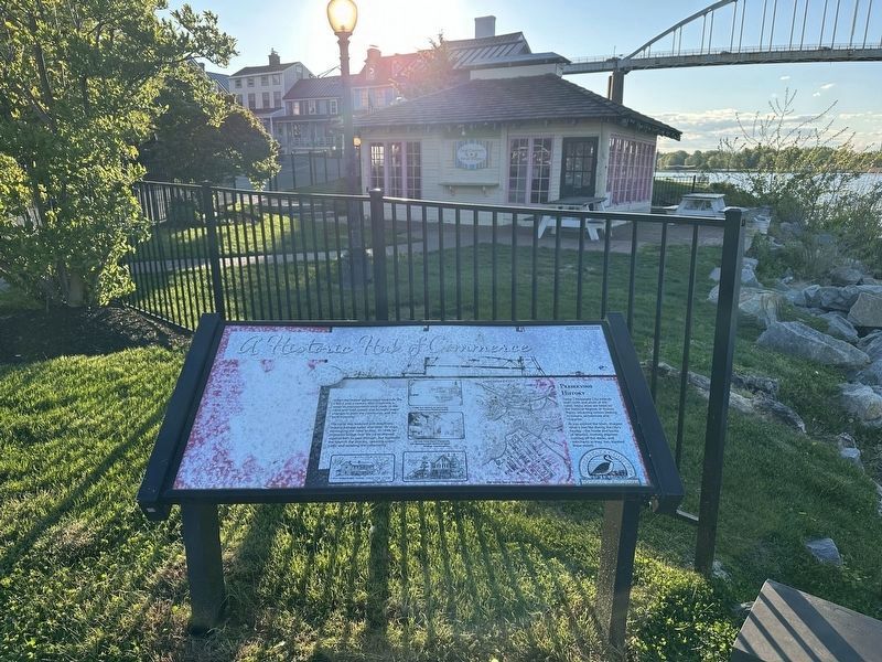 A Historic Hub of Commerce Marker. Click for full size. A Historic Hub of Commerce Marker image. Click for full size.