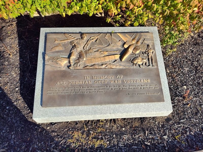 In Memory of all Persian Gulf War Veterans Marker. Click for full size. In Memory of all Persian Gulf War Veterans Marker image. Click for full size.