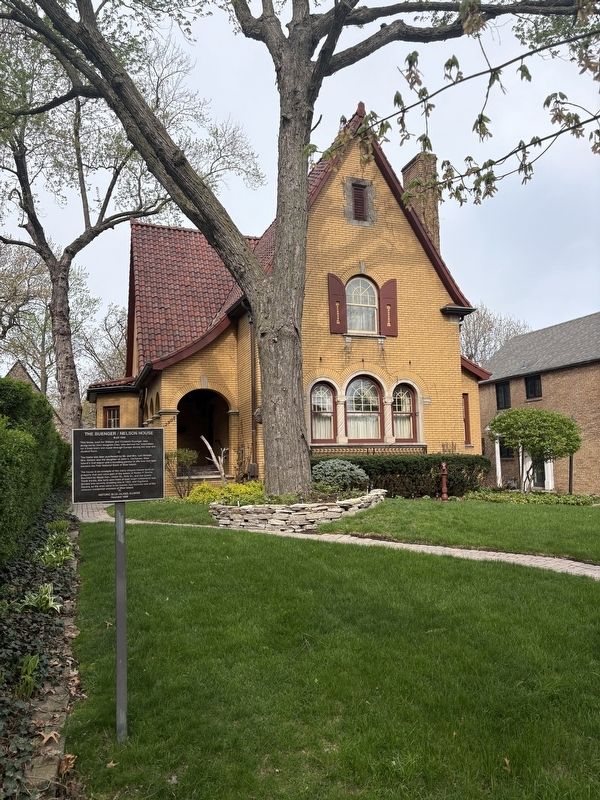 The Buenger/Nelson House Marker image. Click for full size.