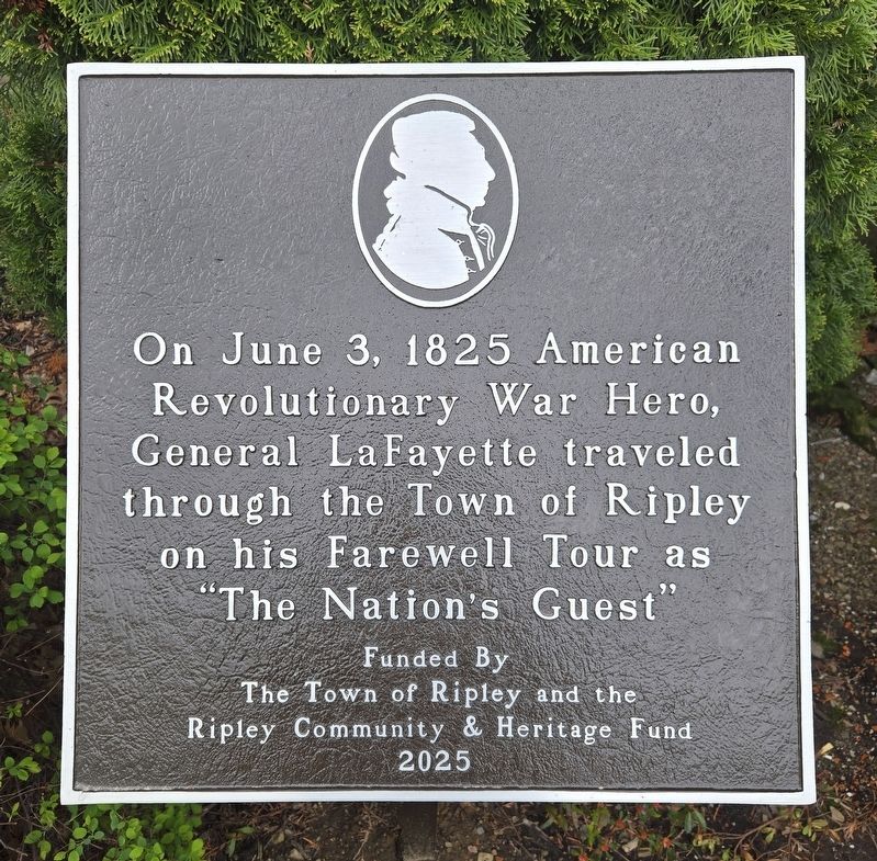 "The Nation's Guest" Marker. Click for full size. "The Nation's Guest" Marker image. Click for full size.