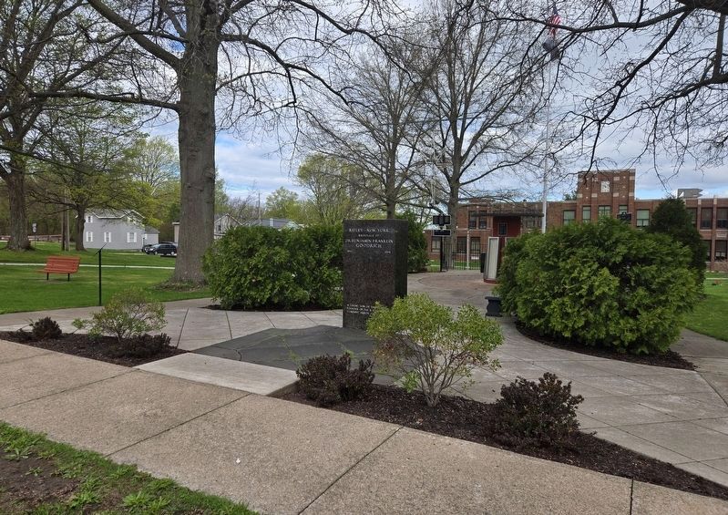 Birthplace of Dr. Benjamin Franklin Goodrich Marker. Click for full size. Birthplace of Dr. Benjamin Franklin Goodrich Marker image. Click for full size.