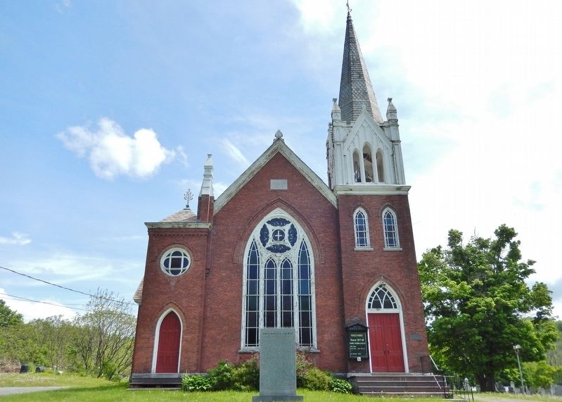 First Baptist Church Marker (<i>west side</i>). Click for full size. First Baptist Church Marker (<i>west side</i>) image. Click for full size.