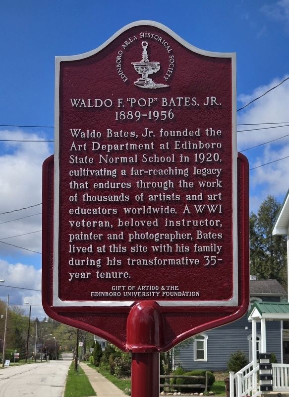 Waldo F. "Pop" Bates, Jr. Marker image. Click for full size.