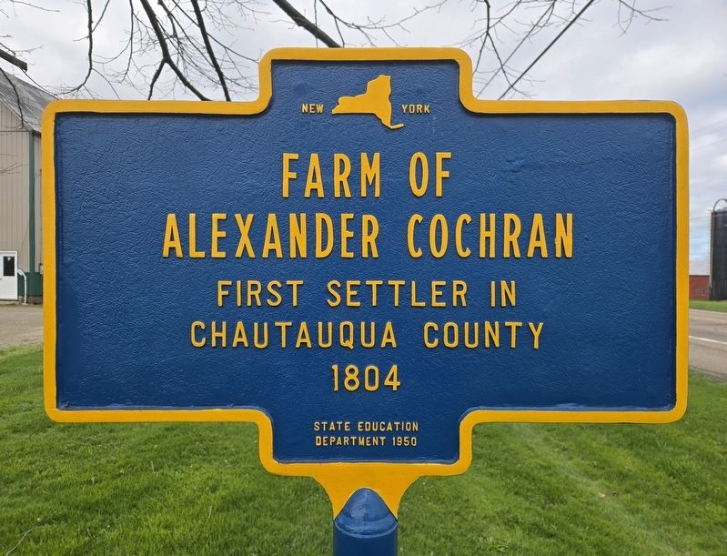 Farm of Alexander Cochran Marker. Click for full size. Farm of Alexander Cochran Marker image. Click for full size.