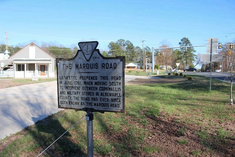 The Marquis Road Marker image. Click for full size.