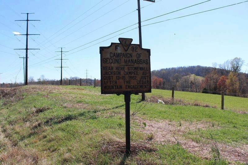 Campaign of Second Manassas Marker image. Click for full size.