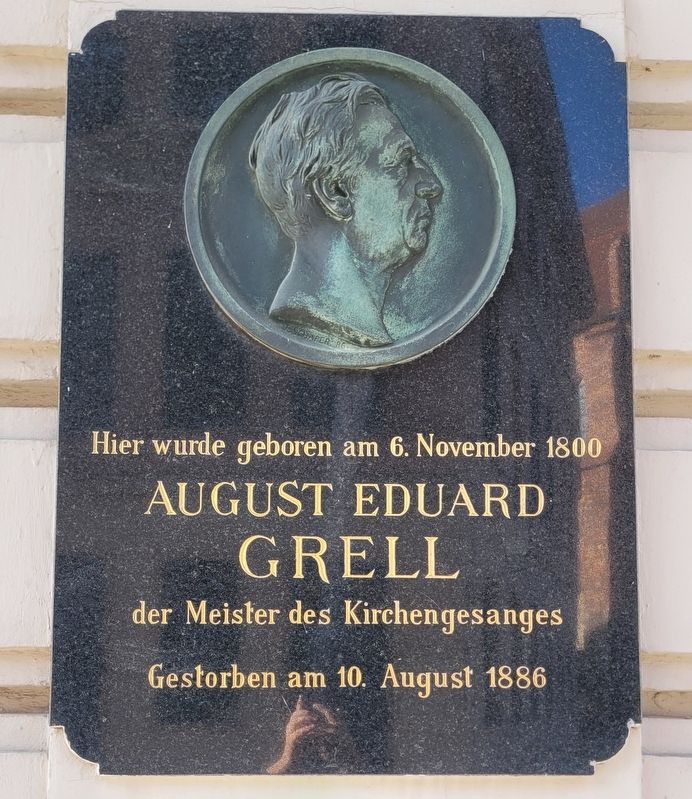 August Eduard Grell Marker image. Click for full size.