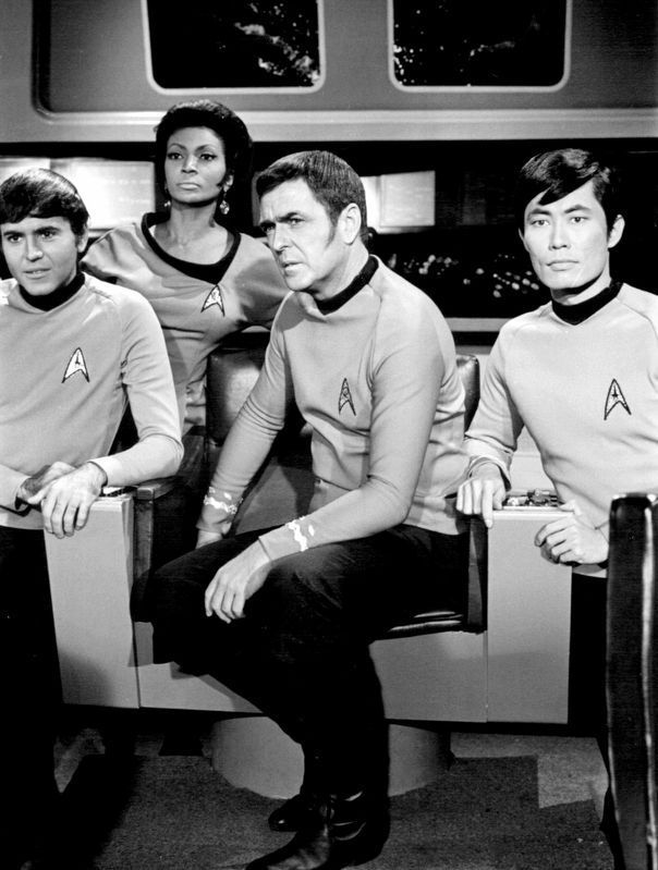 Nichelle Nichols on Star Trek. Click for full size. Nichelle Nichols on Star Trek image. Click for full size.