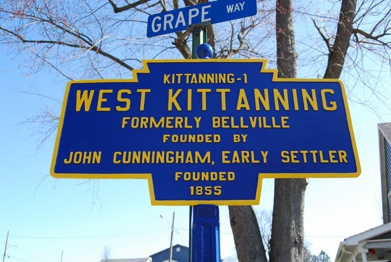 West Kittanning Marker. Click for full size. West Kittanning Marker image. Click for full size.