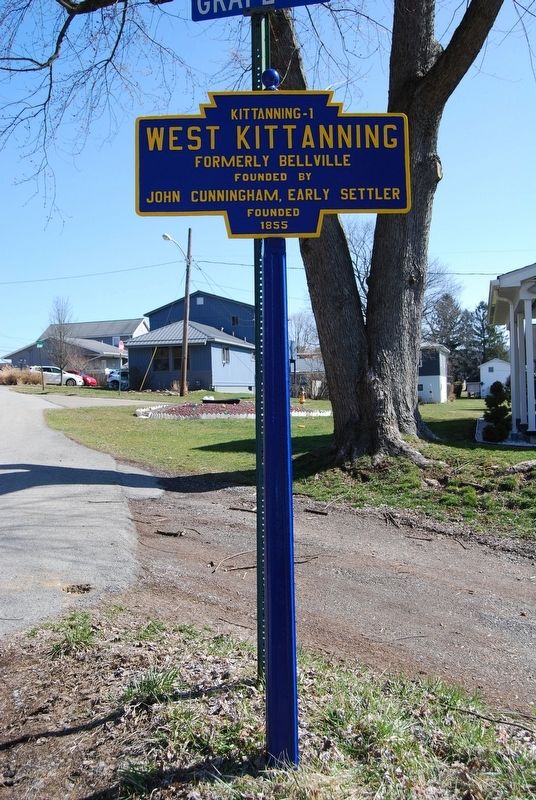 West Kittanning Marker. Click for full size. West Kittanning Marker image. Click for full size.