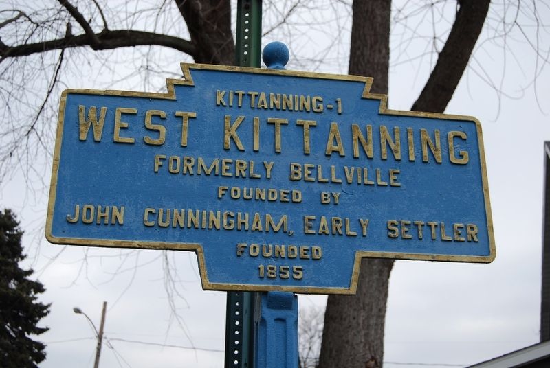 West Kittanning Marker. Click for full size. West Kittanning Marker image. Click for full size.