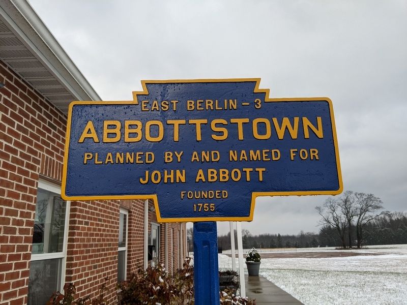 Abbottstown Marker. Click for full size. Abbottstown Marker image. Click for full size.