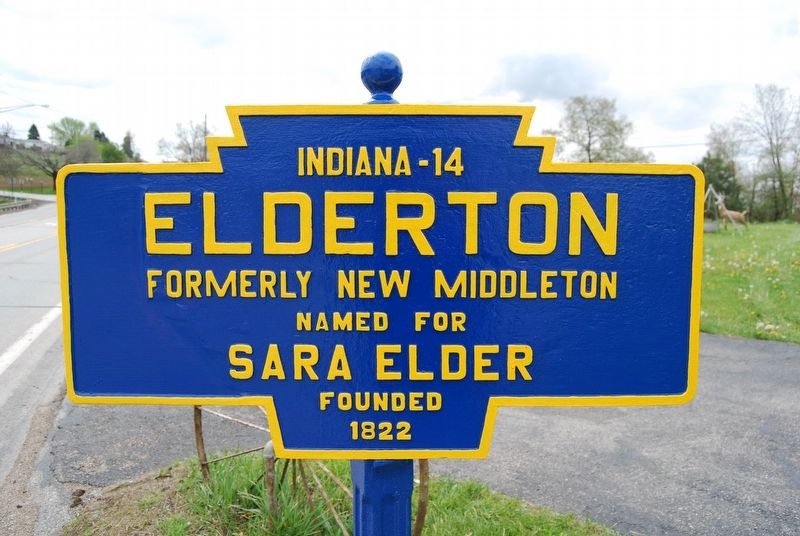 Elderton Marker. Click for full size. Elderton Marker image. Click for full size.