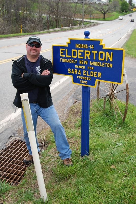 Elderton Marker. Click for full size. Elderton Marker image. Click for full size.
