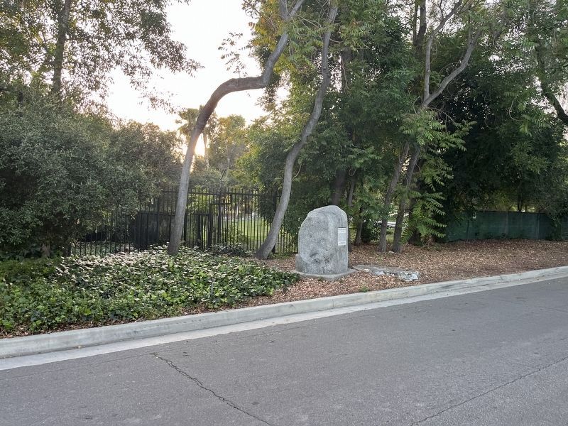 San Gabriel Mission Dam Marker. Click for full size. San Gabriel Mission Dam Marker image. Click for full size.