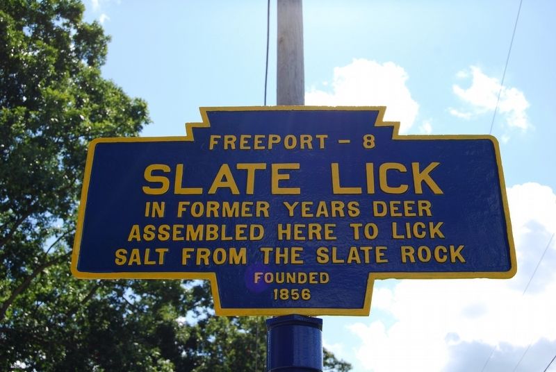 Slate Lick Marker image. Click for full size.