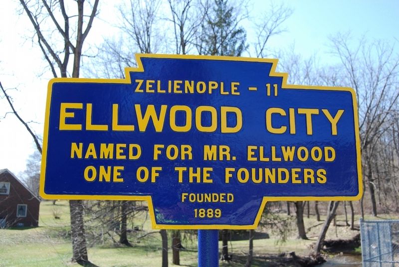 Ellwood City Marker image. Click for full size.