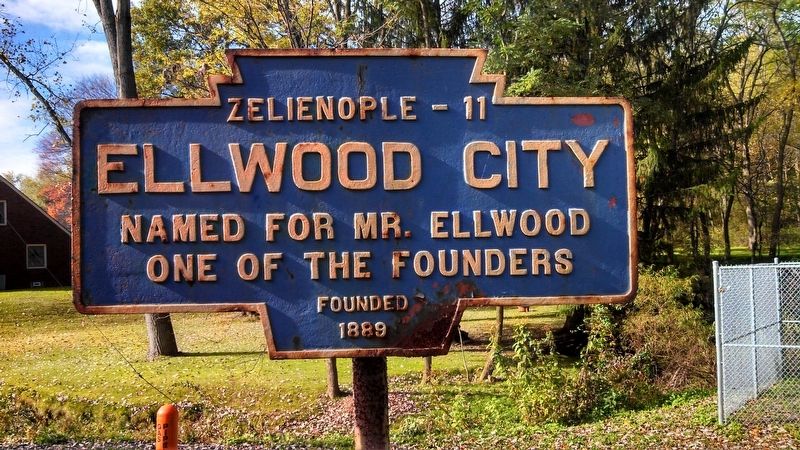 Ellwood City Marker image. Click for full size.