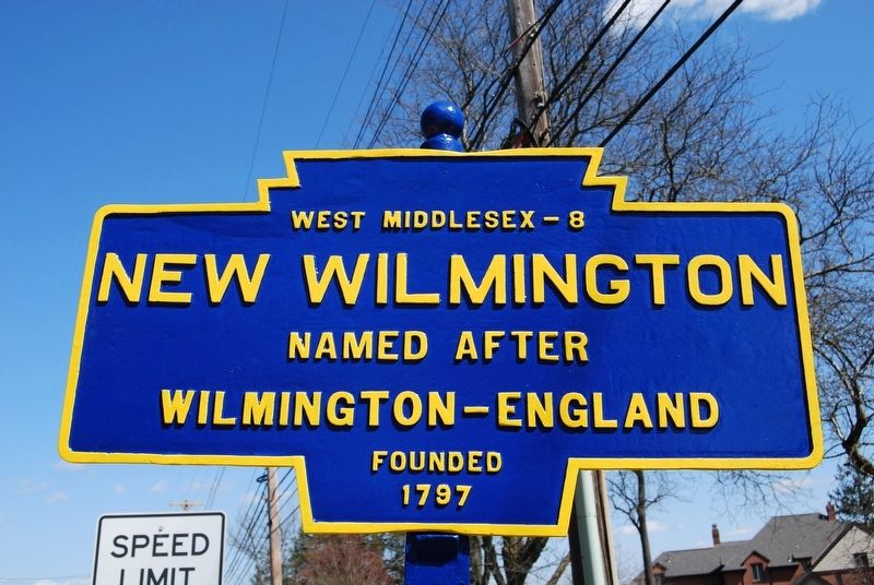New Wilmington Marker image. Click for full size.