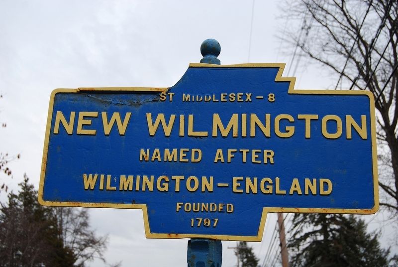 New Wilmington Marker image. Click for full size.