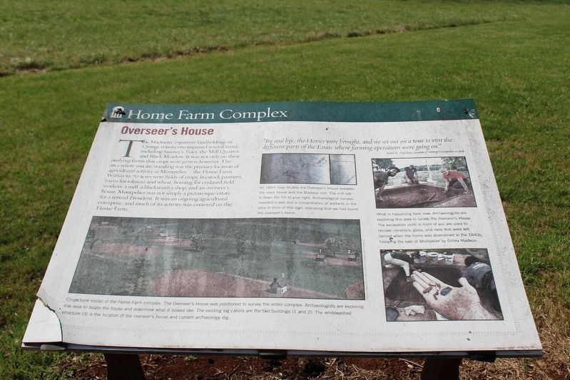 Home Farm Complex Marker. Click for full size. Home Farm Complex Marker image. Click for full size.