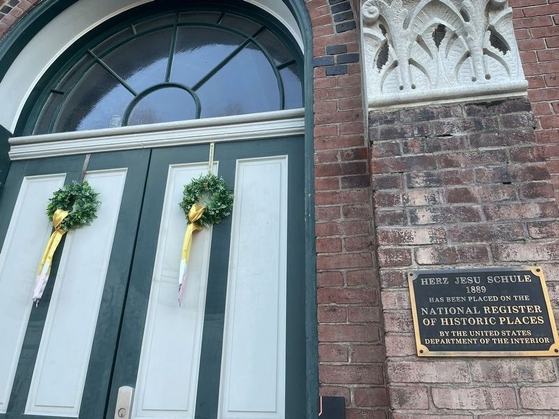 National Register plaque near the doorway. Click for full size. National Register plaque near the doorway image. Click for full size.