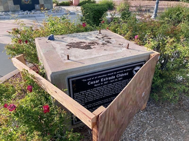 Cesar Chávez Memorial. Click for full size. Cesar Chávez Memorial image. Click for full size.