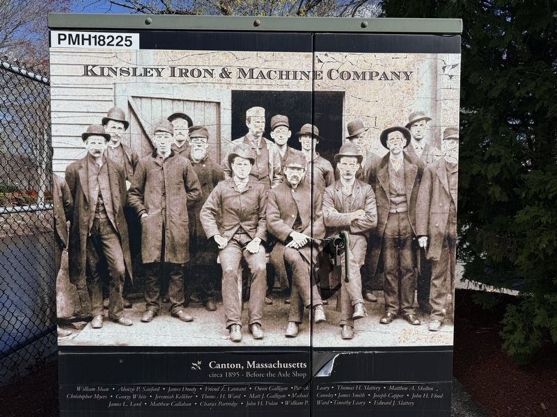 Kinsey Iron and Machine Company ca. 1897. Click for full size. Kinsey Iron and Machine Company ca. 1897 image. Click for full size.