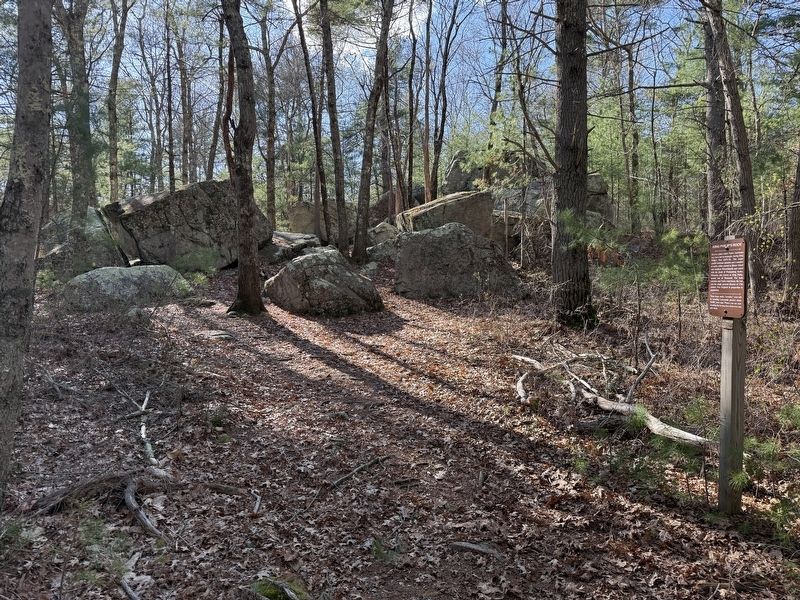 King Philip’s Rock Marker (wide). Click for full size. King Philip’s Rock Marker (wide) image. Click for full size.