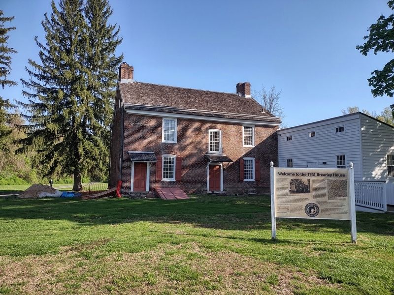 Marker in front of the Brearley House. Click for full size. Marker in front of the Brearley House image. Click for full size.