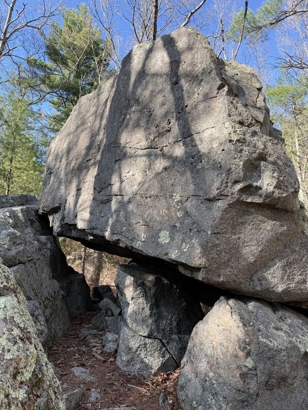 King Philip’s Rock. Click for full size. King Philip’s Rock image. Click for full size.