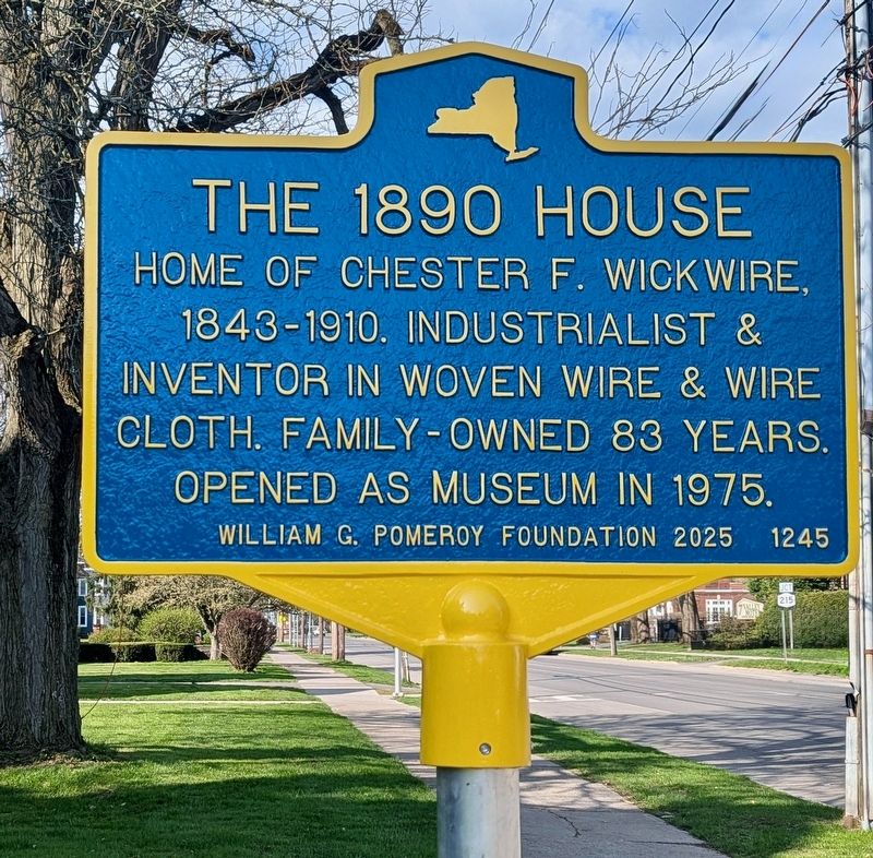 The 1890 House Marker. Click for full size. The 1890 House Marker image. Click for full size.