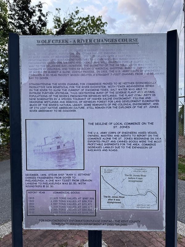 Wolf Creek - A River Changes Course Marker. Click for full size. Wolf Creek - A River Changes Course Marker image. Click for full size.