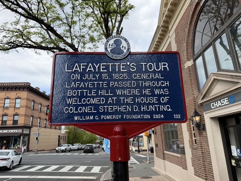 Lafayette�s Tour Marker image. Click for full size.