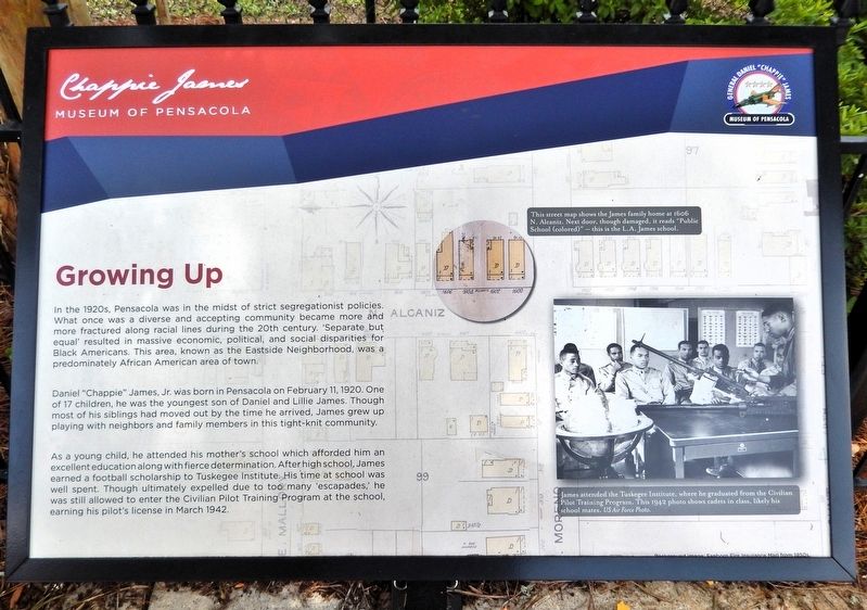 Growing Up Marker. Click for full size. Growing Up Marker image. Click for full size.
