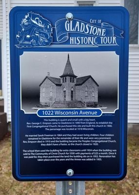 1022 Wisconsin Avenue Marker image. Click for full size.