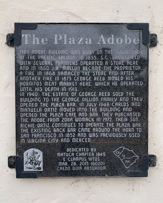 The Plaza Adobe Marker image. Click for full size.