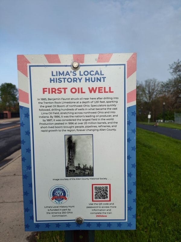First Oil Well Marker image. Click for full size.