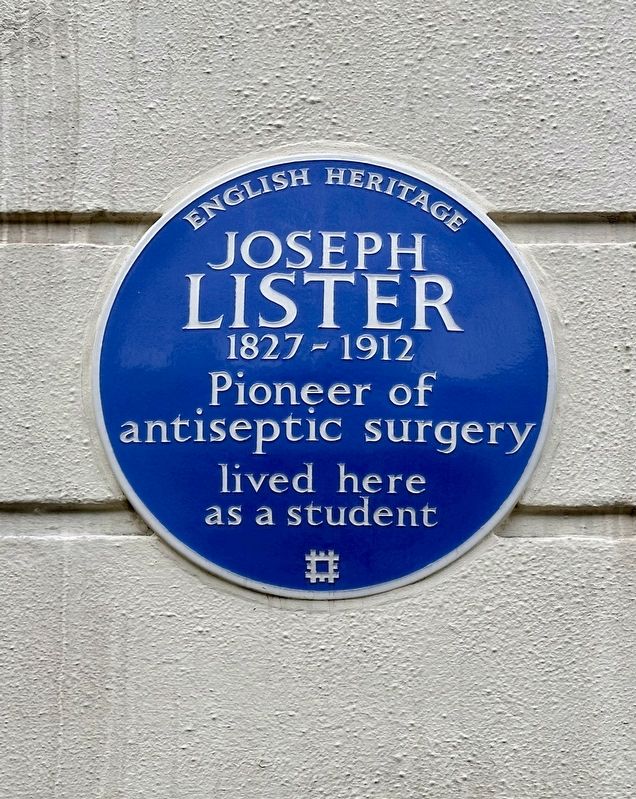 Joseph Lister Marker image. Click for full size.