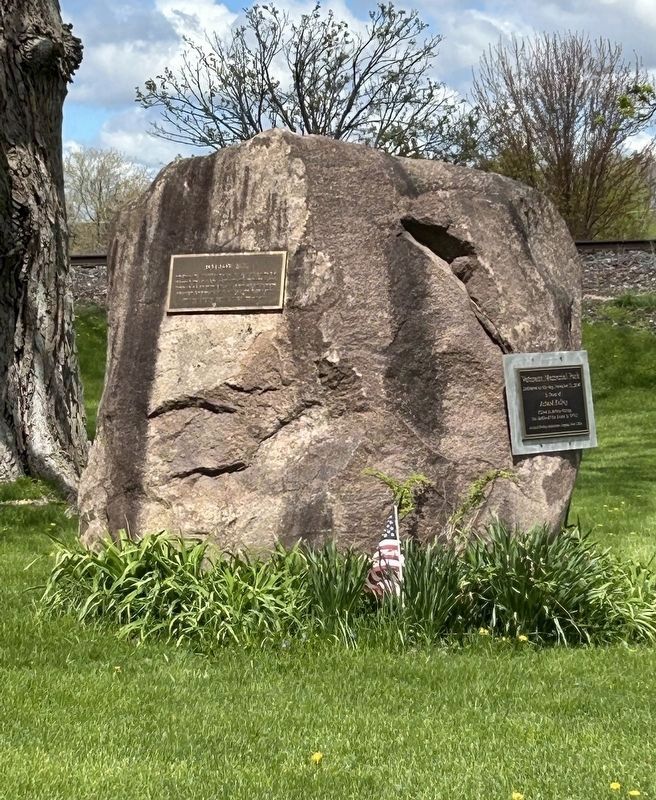 Veterans Memorial Park Marker. Click for full size. Veterans Memorial Park Marker image. Click for full size.