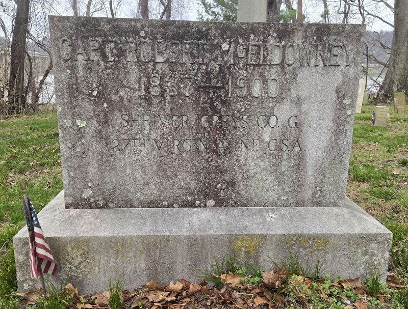 Confederate Grave in the Cemetery image. Click for full size.